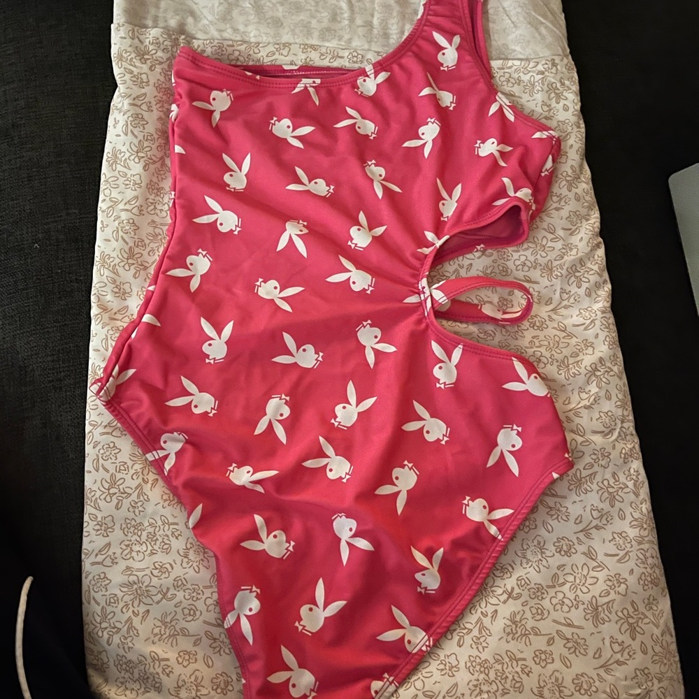 PLAYBOY Bunny Print One Piece